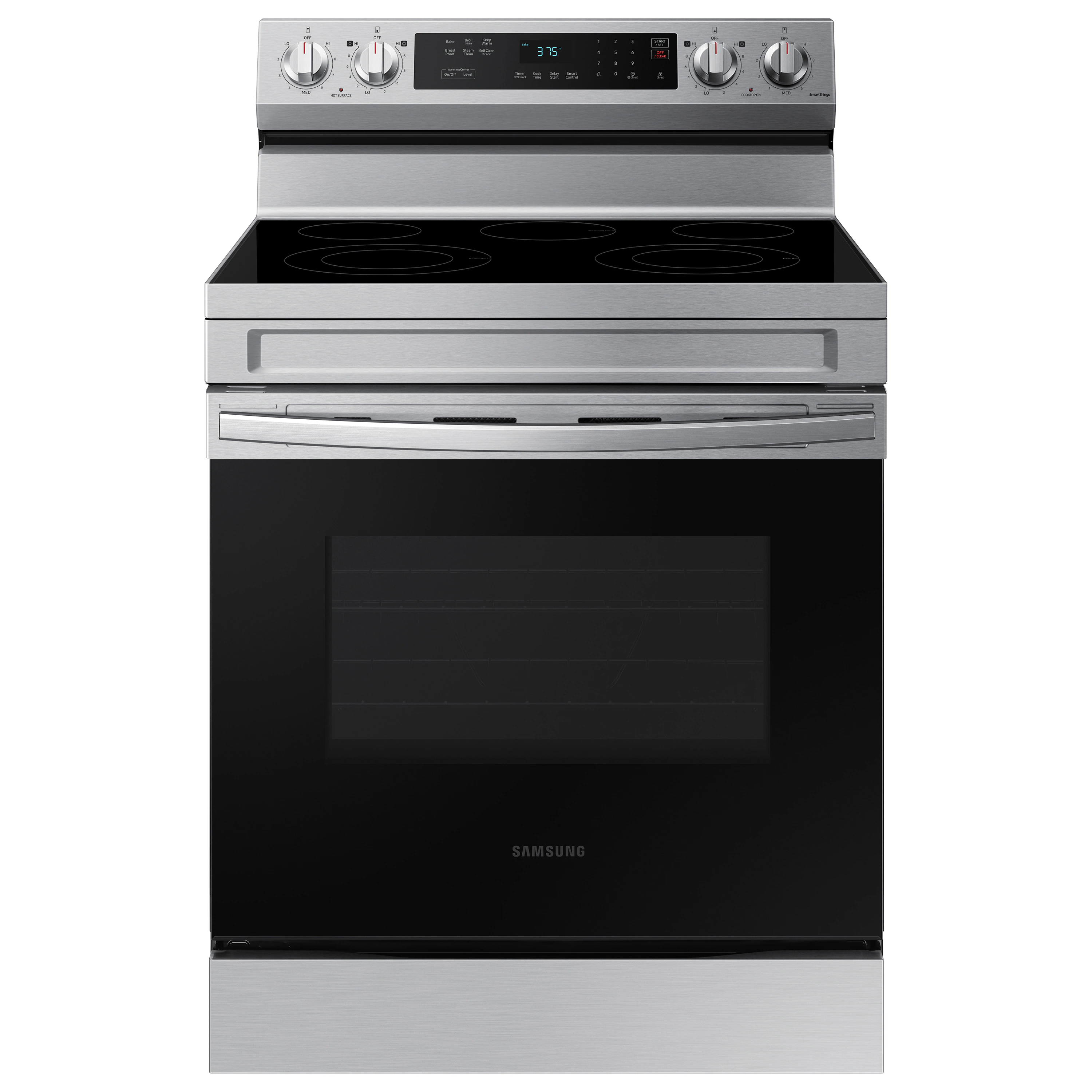 A modern stove and oven